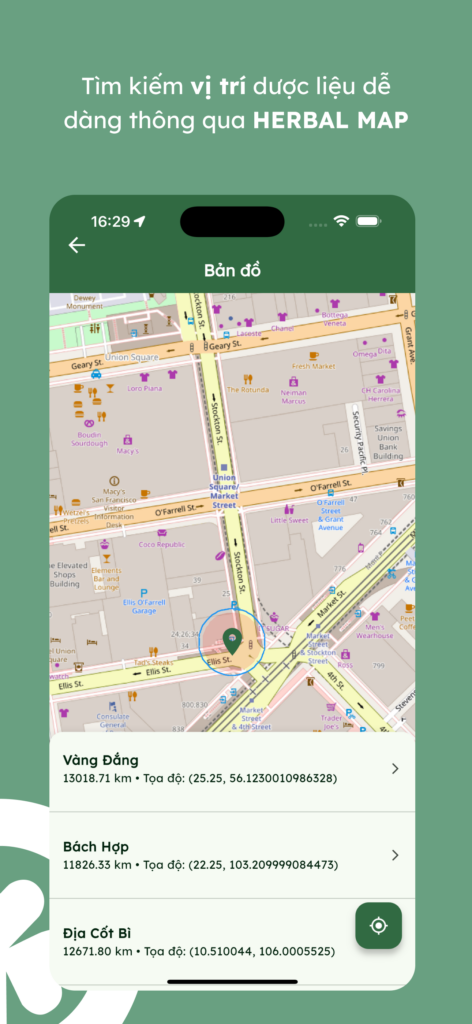 herbal Index graphic marketing map